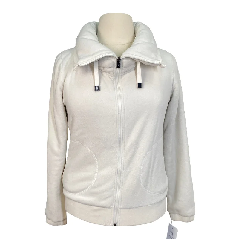 AA Platinum Full Zip Fleece Jacket in Cream - Women's Large Denim Fabric Leather Fabric Suede Fabric AA Platinum Full Zip Fleece Jacket in Cream - Women's Large Denim Fabric Leather Fabric Suede Fabric