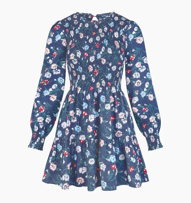 Navy Belgravia Floral Ikat