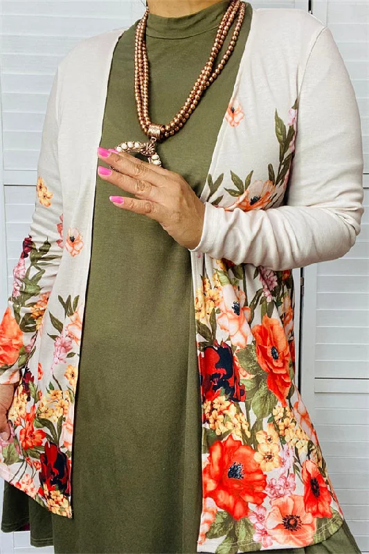 XCH14360 Beige & Floral multi color printed long sleeve women cardigan Chenille Fabric Brocade Fabric Lace Fabric XCH14360 Beige & Floral multi color printed long sleeve women cardigan Chenille Fabric Brocade Fabric Lace Fabric