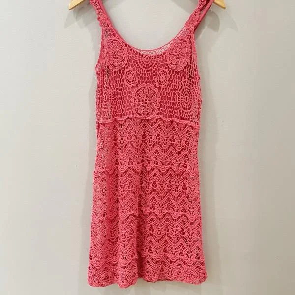 INC Beach Crochet Dress / S
