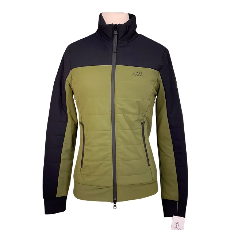 Equiline Nabel Softshell Jacket in Olive - Women's XS Stand-Up Collar Roll-Neck Collar Turtle Neck Equiline Nabel Softshell Jacket in Olive - Women's XS Stand-Up Collar Roll-Neck Collar Turtle Neck