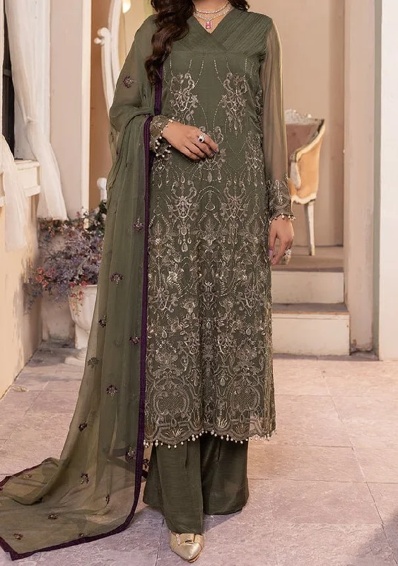 Flossie Zeba Pakistani Luxury Chiffon Dress