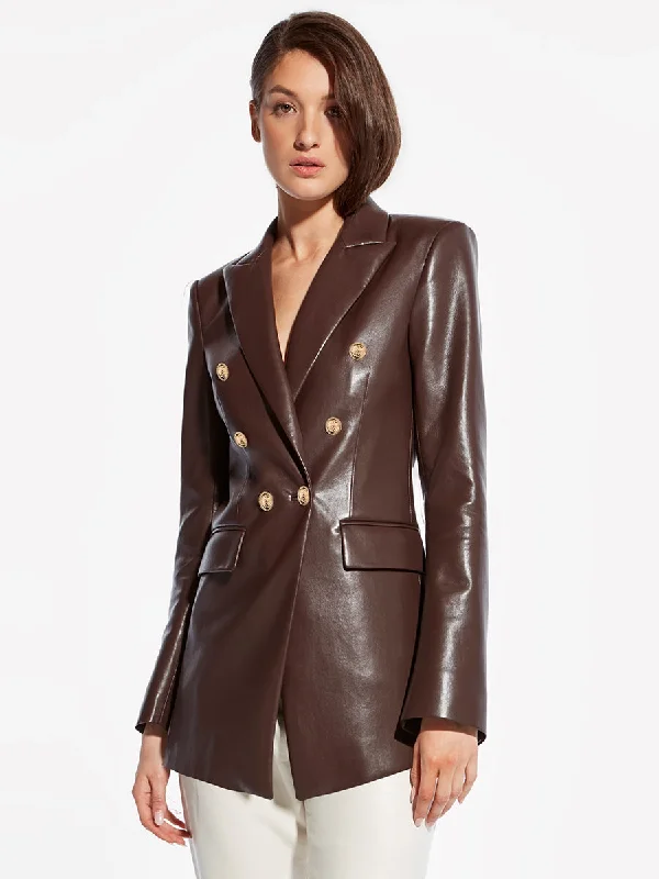 BECK RECYCLED LEATHER BLAZER