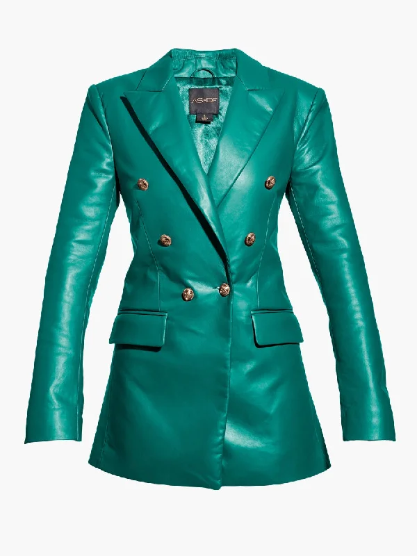 BECK RECYCLED LEATHER BLAZER