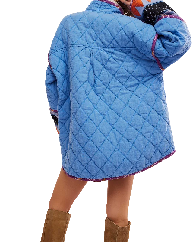 Winnie Jacket in Blue Combo