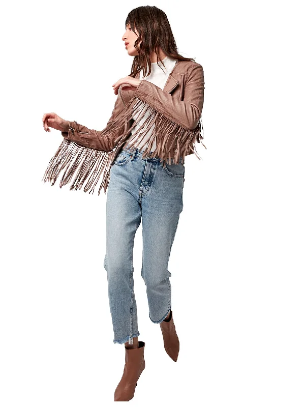 ONE LOVE FRINGE MOTO JACKET