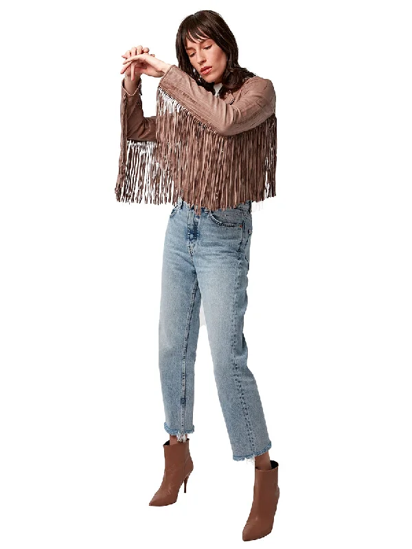 ONE LOVE FRINGE MOTO JACKET