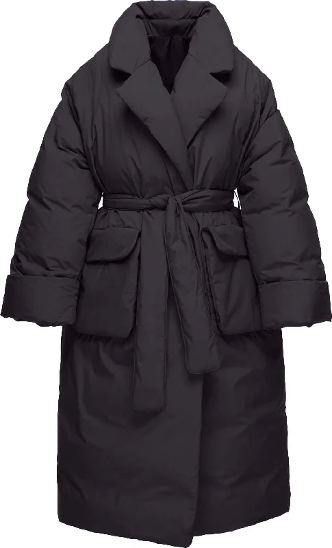 St-Moritz Down Wrap Jacket - Oversized - Women's|-|Manteau portefeuille en duvet St-Moritz - Surdimensionnée - Femme