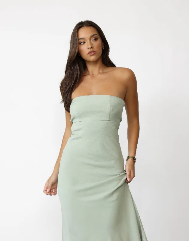 Annabelle Maxi Dress (Pistachio)