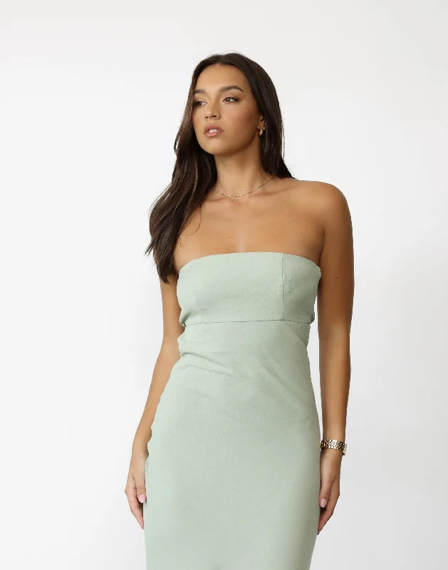 Annabelle Maxi Dress (Pistachio)