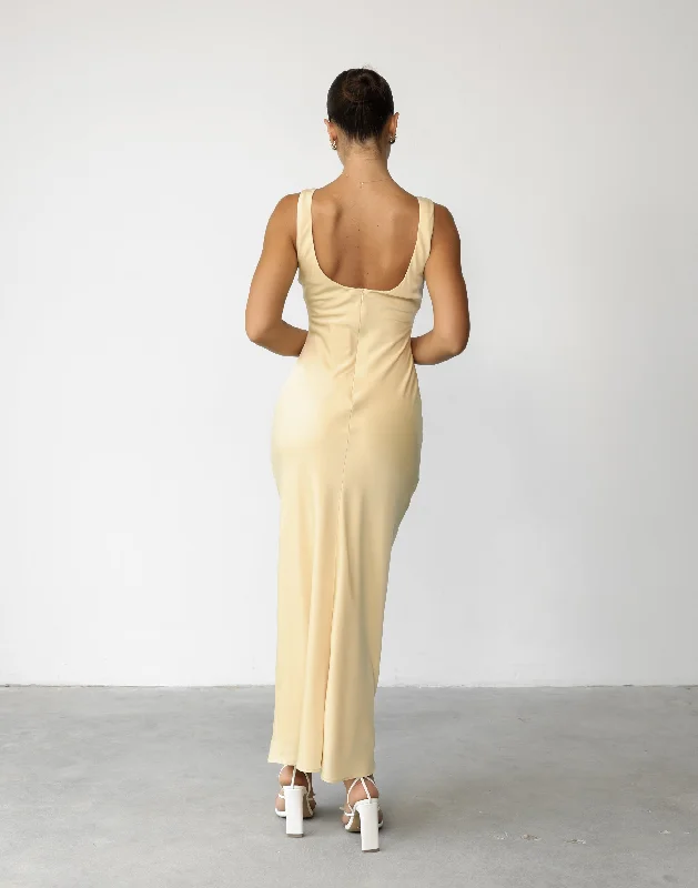 Camillio Maxi Dress (Honeycomb)