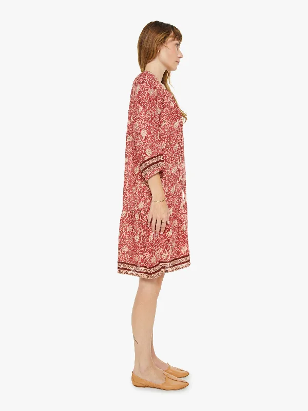 Natalie Martin Stevie Dress - Water Lily Terracotta