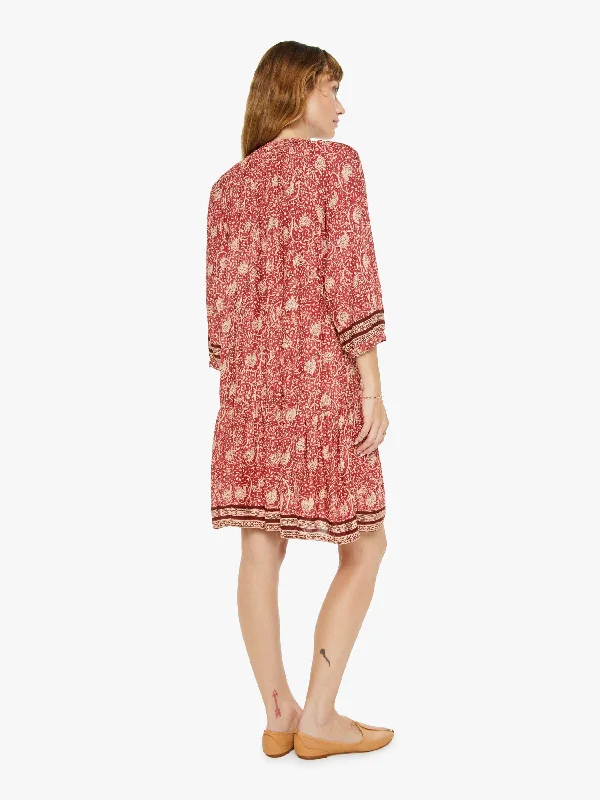 Natalie Martin Stevie Dress - Water Lily Terracotta