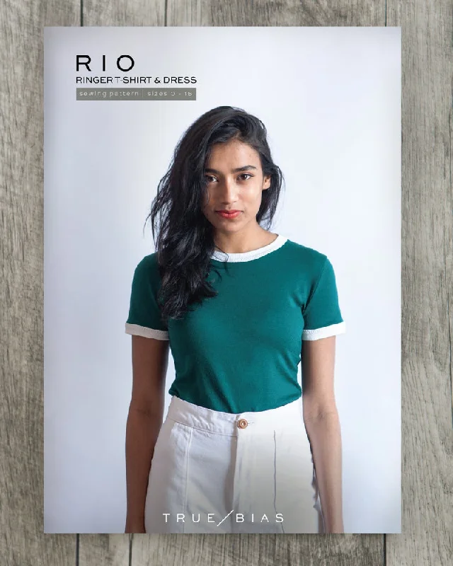 Rio Ringer T-Shirt / Dress - Sewing Pattern | True Bias