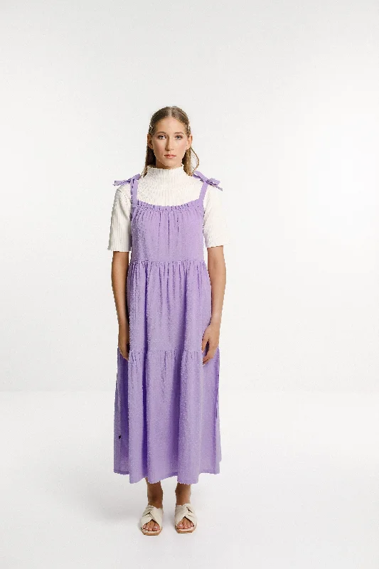 Tie Up Ziggy Dress - Sale - Purple Rose