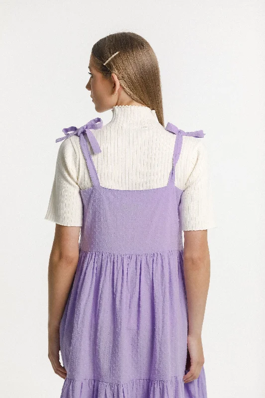 Tie Up Ziggy Dress - Sale - Purple Rose