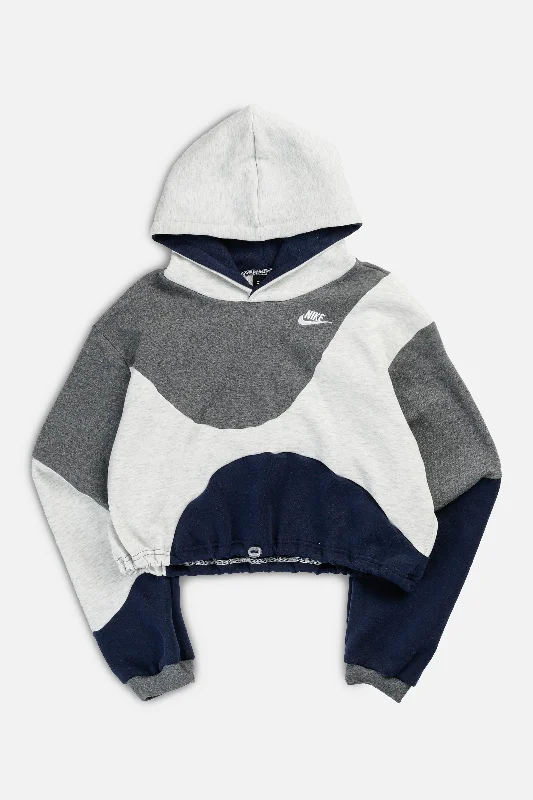 Rework Nike Wave Crop Sweatshirt - L