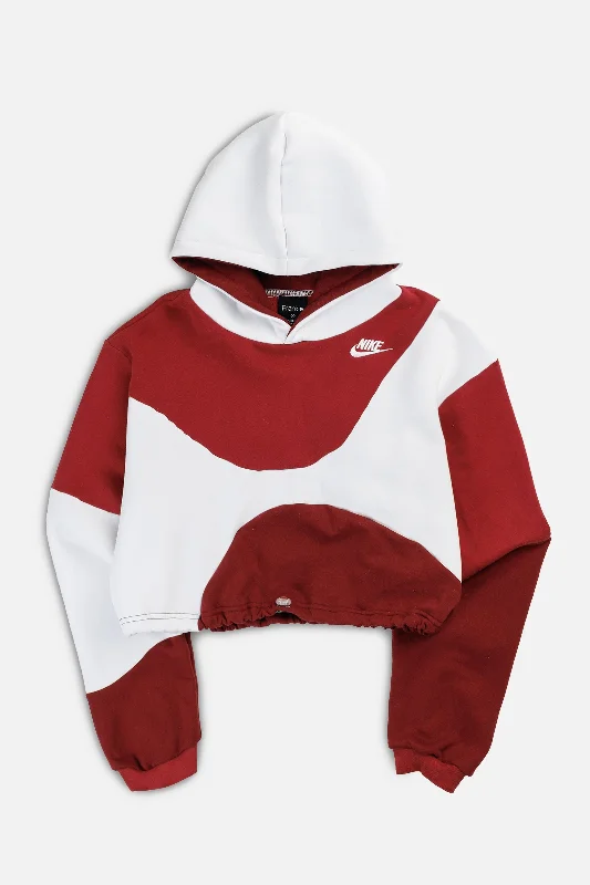 Rework Nike Wave Crop Sweatshirt - M