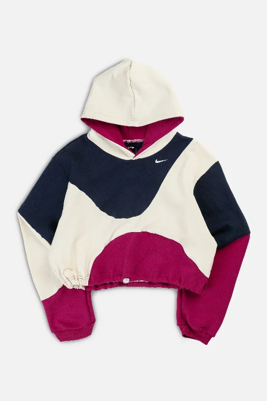 Rework Nike Wave Crop Sweatshirt - M