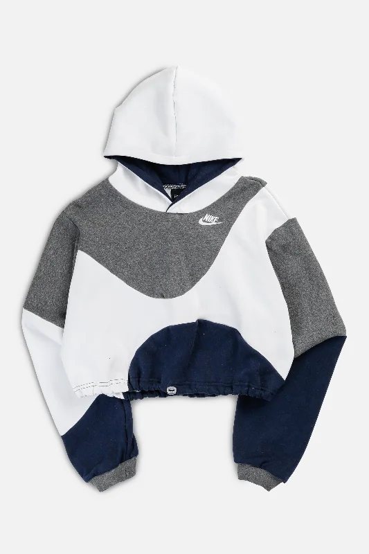 Rework Nike Wave Crop Sweatshirt - S