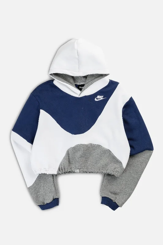 Rework Nike Wave Crop Sweatshirt - S