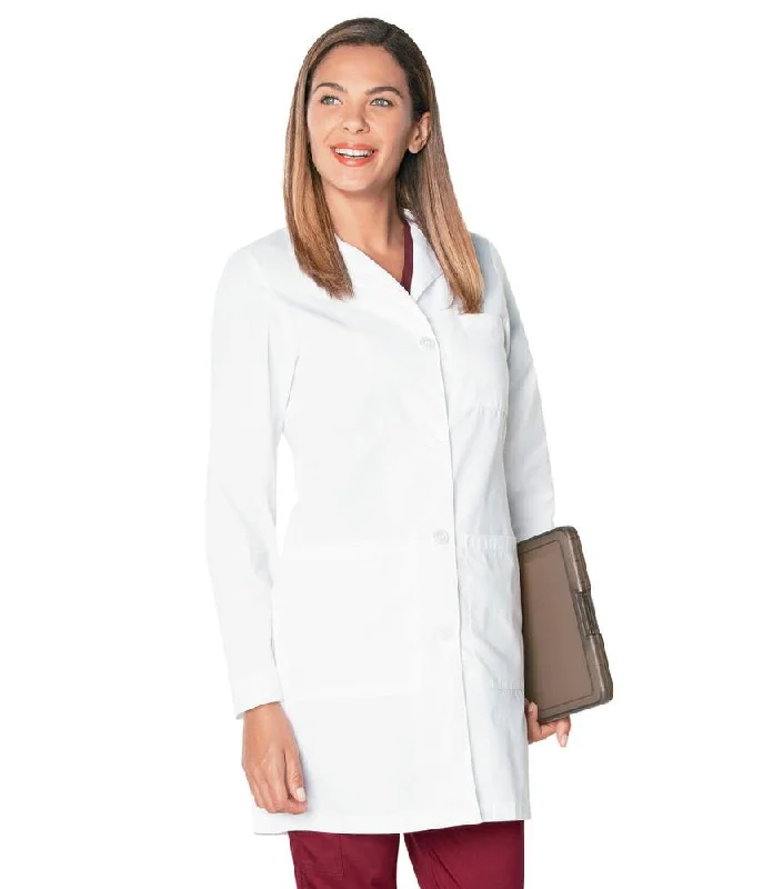 Landau Women's Three Pocket 37.8"" Full-Length Lab Coat