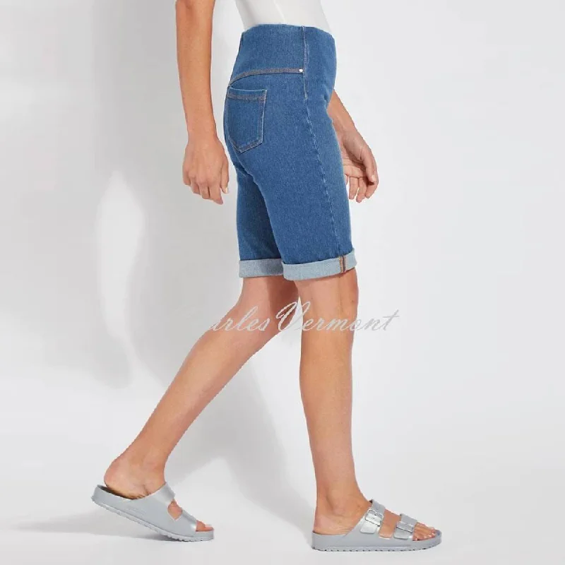 Lysse Boyfriend Denim Short – Style 2835 (Mid Wash)