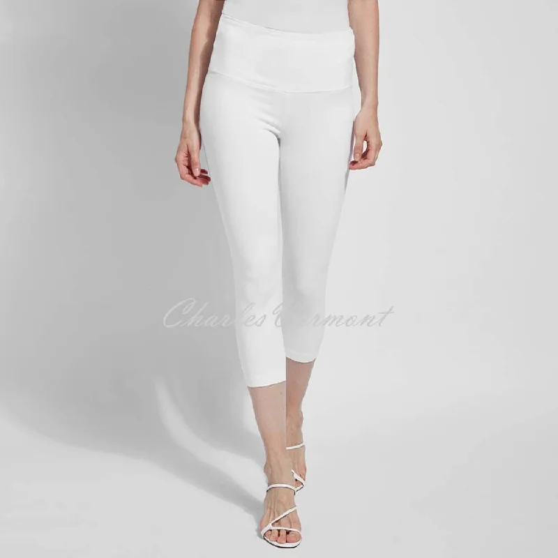 Lysse Capri Denim Legging – Style 6173 (White)