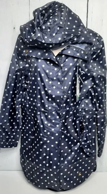 Rain Coat - Navy Spot