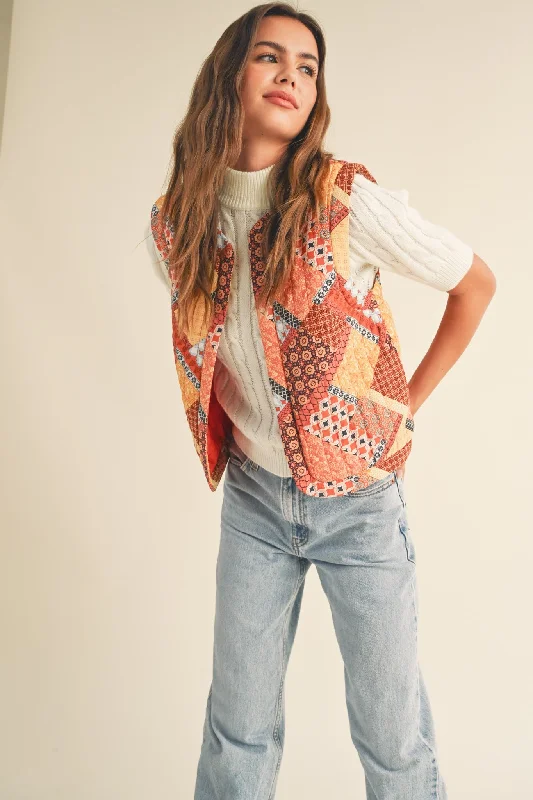 Patchwork Quilted Vest