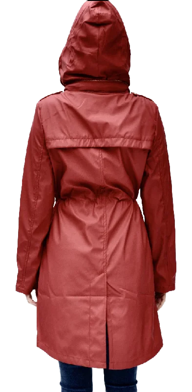 Rain coat, Wind breaker Water Proof -   CHARCOAL    Serena