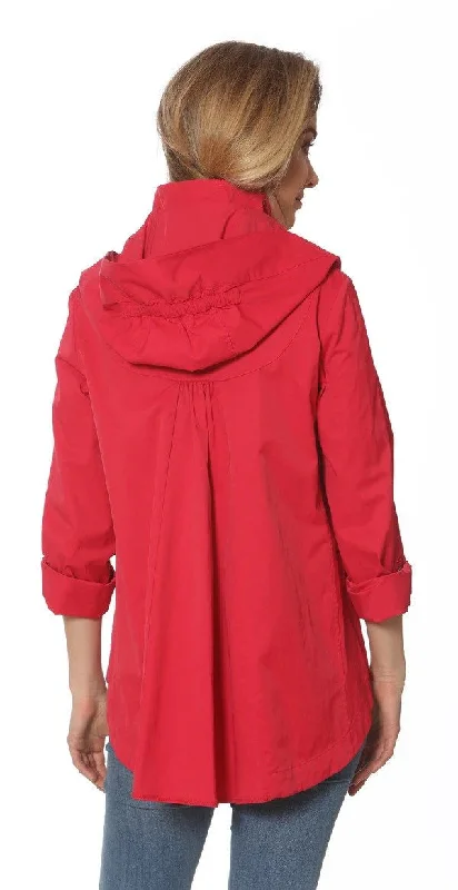 Rain coat, Wind breaker water resistant -  HOT PINK  Savina