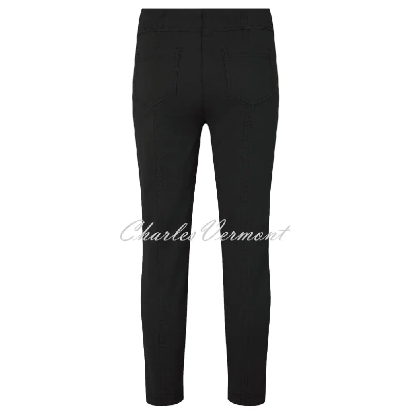 Robell Bella 09 – 7/8 Cropped Cotton Rich Trouser 52682-54056-90 (Black)