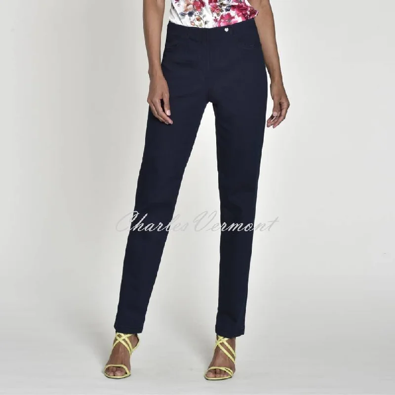 Robell Bella Jean 51580-5448-69 (Navy Denim) – SHORTER LENGTH 29""