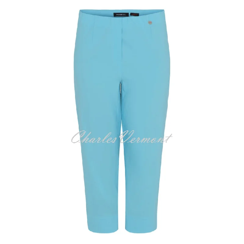 Robell Marie 07 Capri Trouser 51576-5499-750 (Pacific Turquoise)