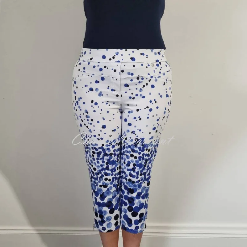 Robell Nena 07 Capri Trouser 52576-54336-65 (Abstract Spot)