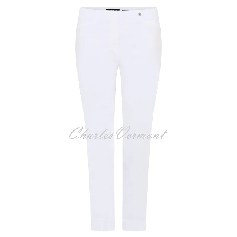 Robell Rose 09 - 7/8 Cropped Jean 52561-5448-10 (White Denim)