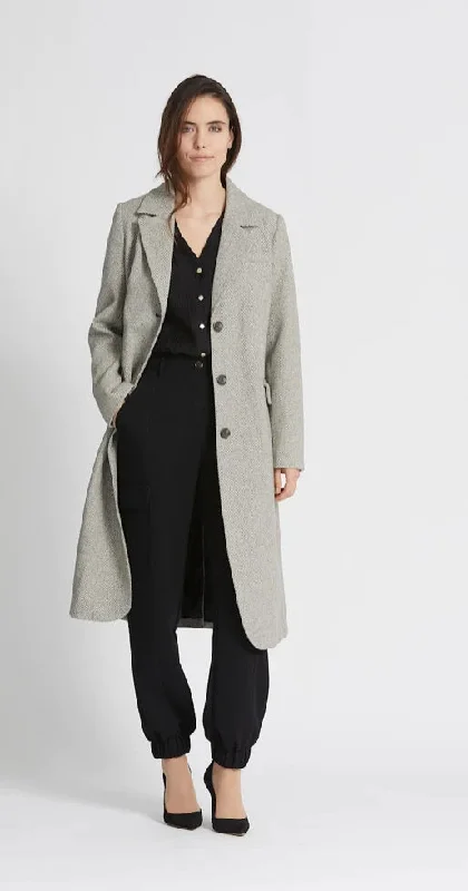 RUE DE FEMME Plum Coat