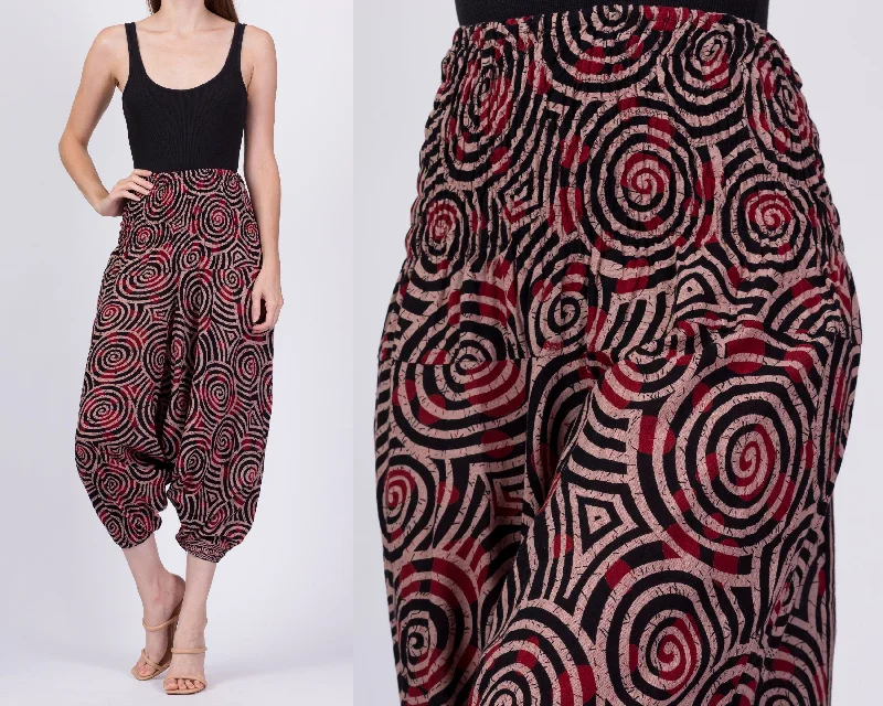 Vintage Boho Harem Pants - Petite Small