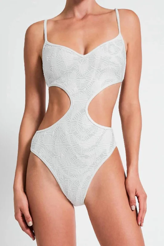 Julian One Piece Swimsuit In Frost