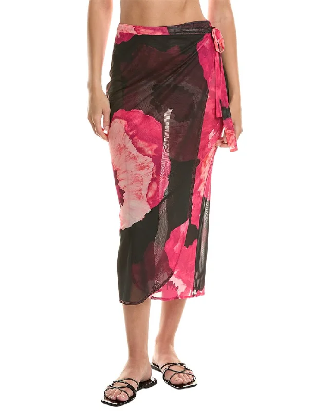 Natori Poppy Sheer Sarong