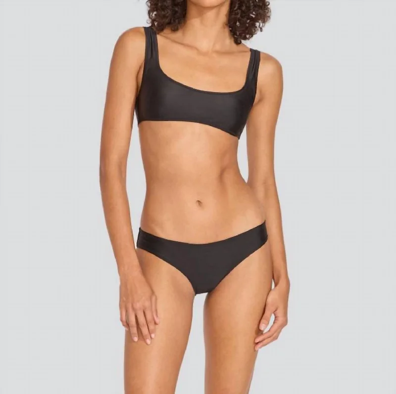 The Elle Bikini Top In Black