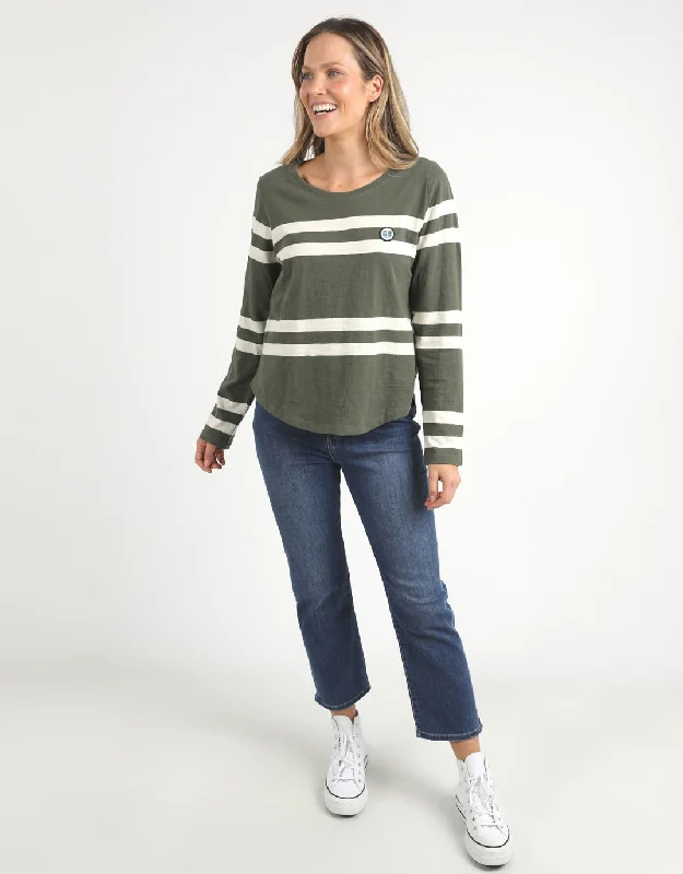 Allegra Long Sleeve Tee - Clover