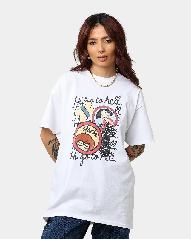 American Thift X Daria Go To Hell T-Shirt White