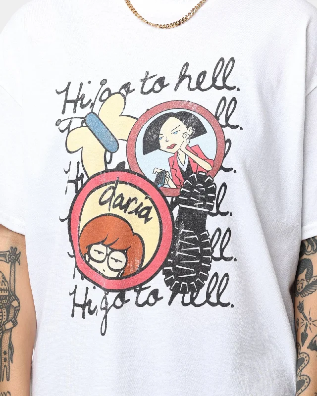 American Thift X Daria Go To Hell T-Shirt White