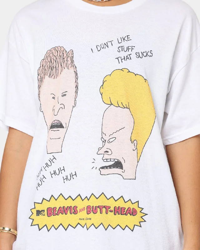 American Thrift American Thrift X Beavis & Butthead Stuff Sucks T-Shirt White