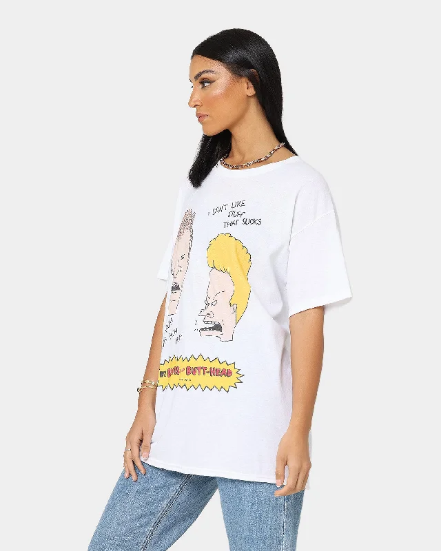 American Thrift American Thrift X Beavis & Butthead Stuff Sucks T-Shirt White