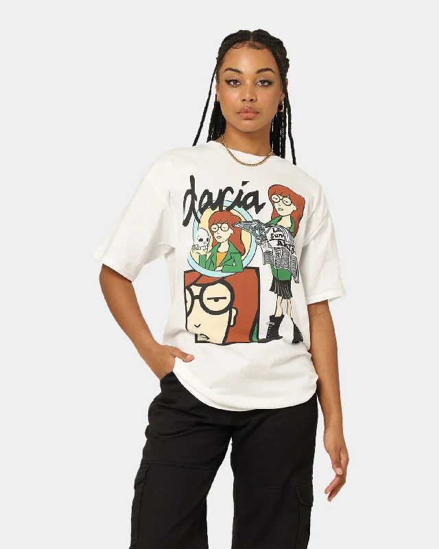 American Thrift X Daria Daria Premium Vintage T-Shirt White