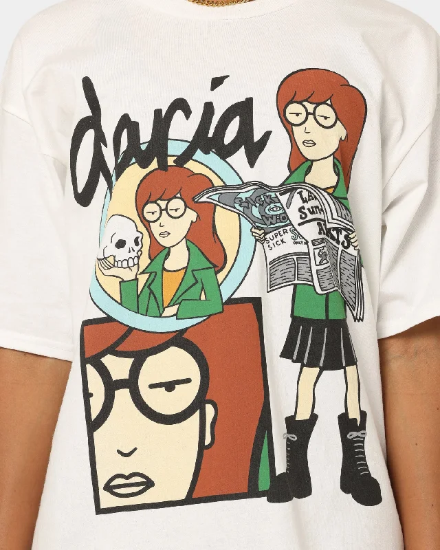 American Thrift X Daria Daria Premium Vintage T-Shirt White