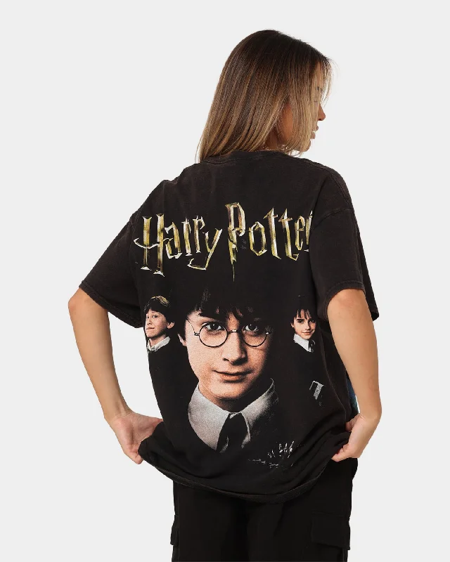 American Thrift X Harry Potter Potter Vintage T-Shirt Black Wash